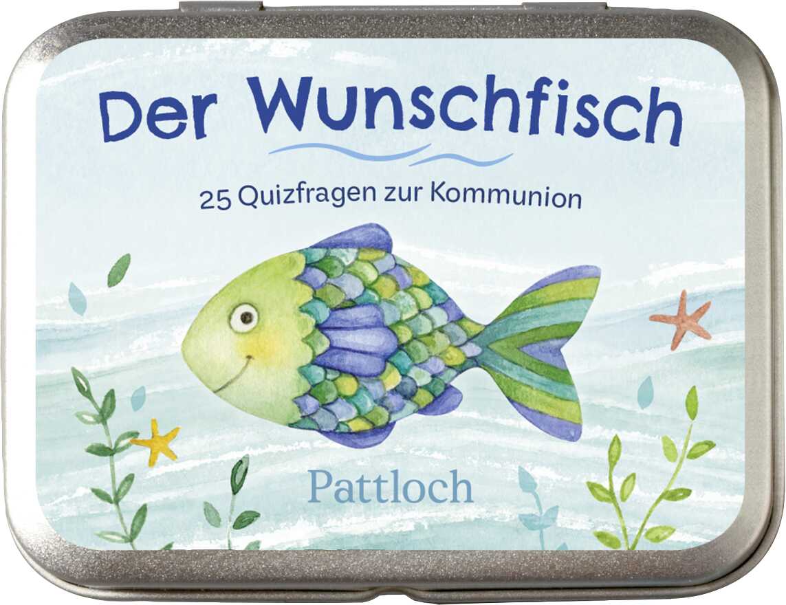 illustriert von Silvia Habermeier, herausgegeben von Pattloch Verlag: Der Wunschfisch. 25 Quizfragen zur Kommunion