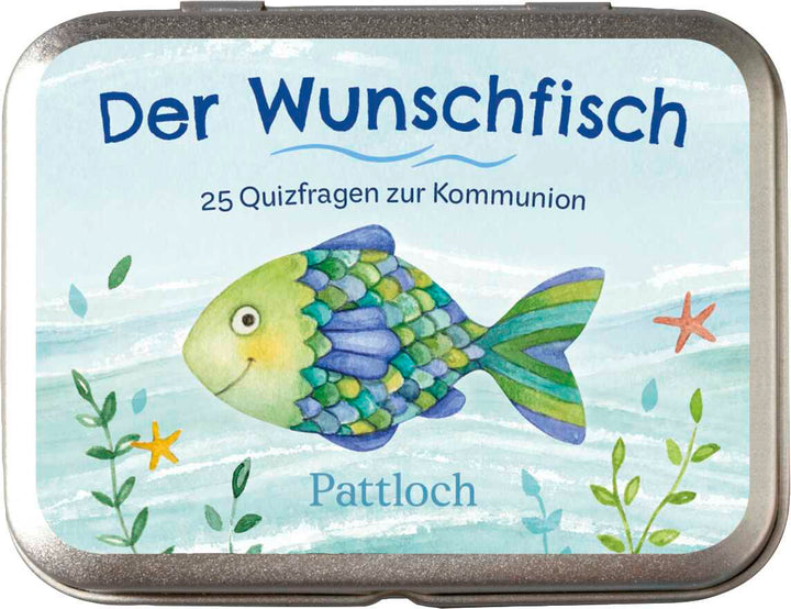 illustriert von Silvia Habermeier, herausgegeben von Pattloch Verlag: Der Wunschfisch. 25 Quizfragen zur Kommunion