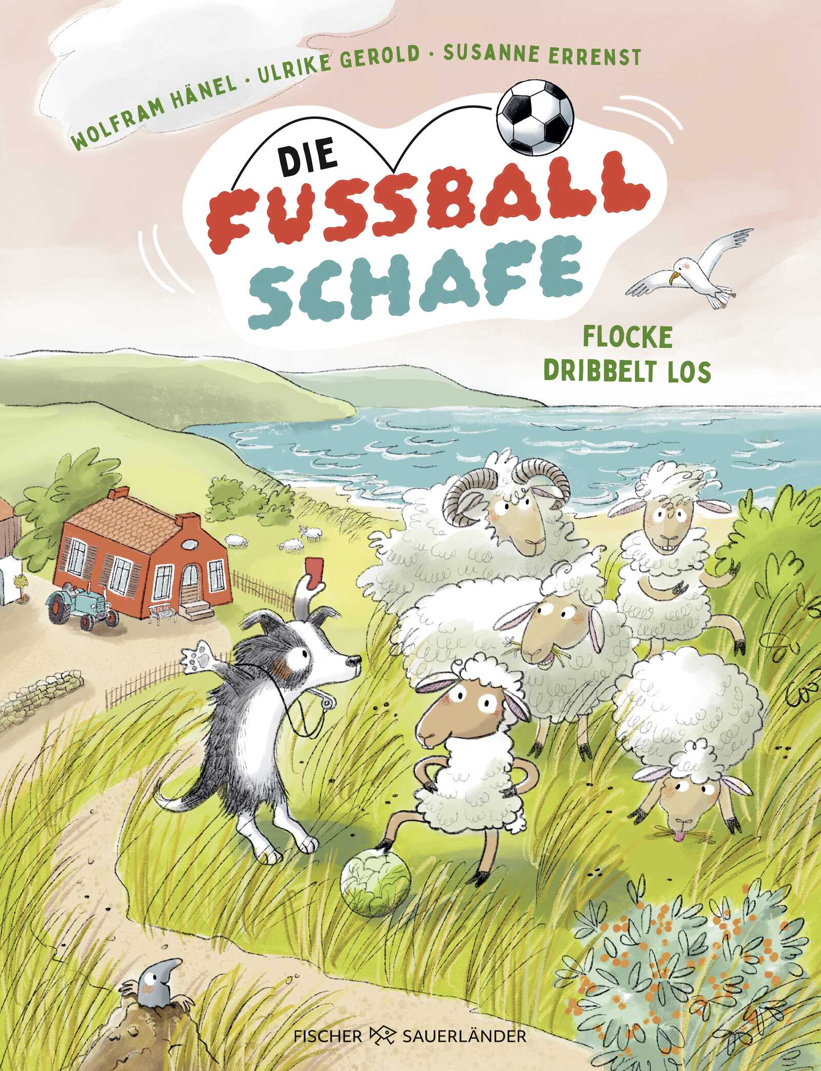 von Wolfram Hänel, Ulrike Gerold, illustriert von Susanne Errenst: Die Fußballschafe -   Bilderbücher - Geschichten für alle Kinder