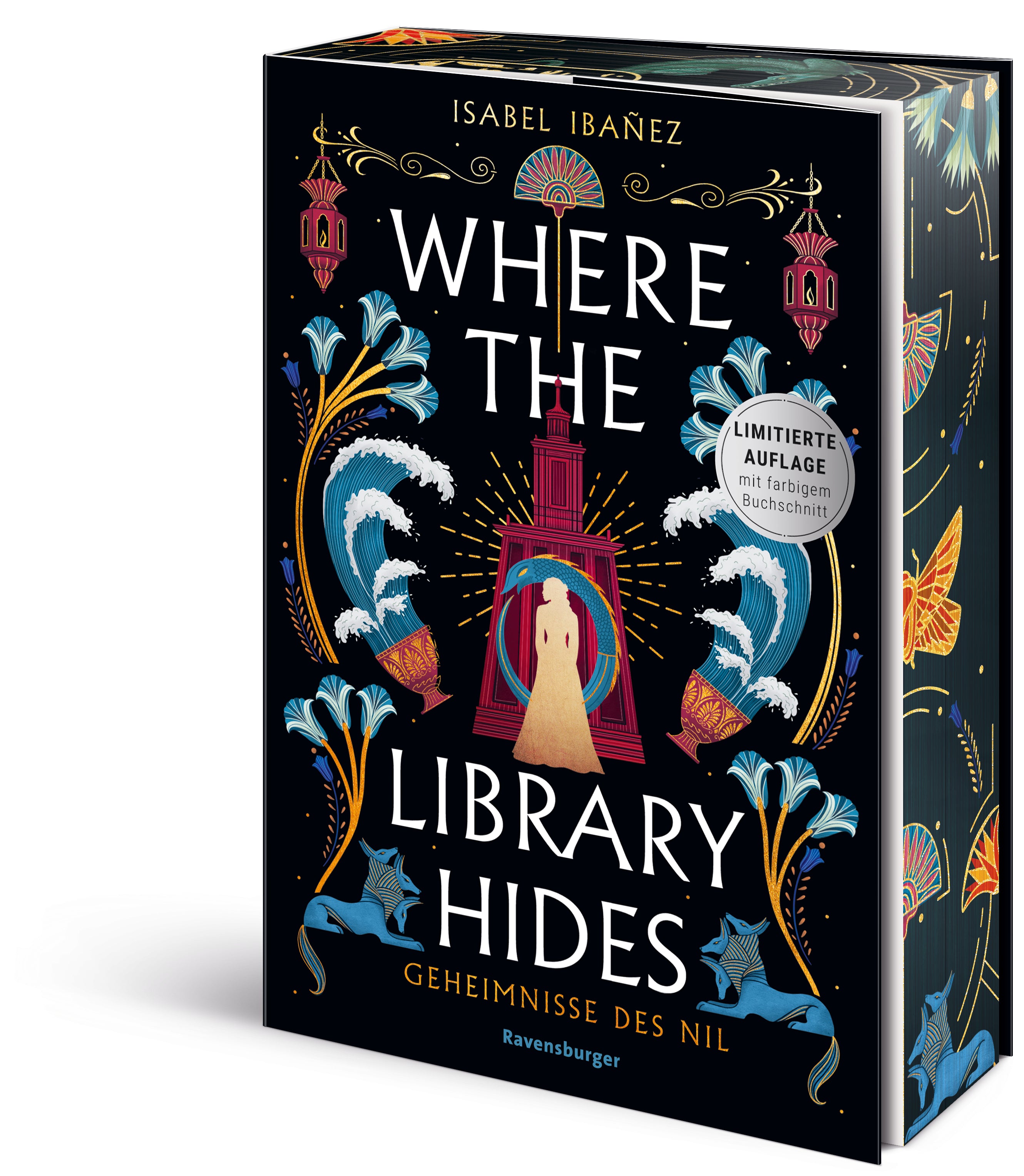 von Isabel Ibañez, Covergestaltung von Micaela Alcaino, übersetzt von Maria Zettner: Geheimnisse des Nil, Band 2 - Where the Library Hides