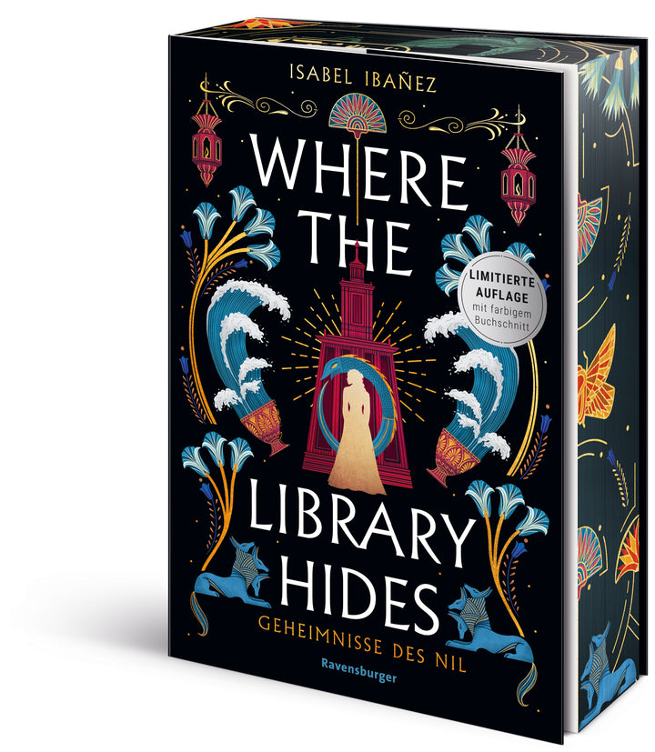 von Isabel Ibañez, Covergestaltung von Micaela Alcaino, übersetzt von Maria Zettner: Geheimnisse des Nil, Band 2 - Where the Library Hides