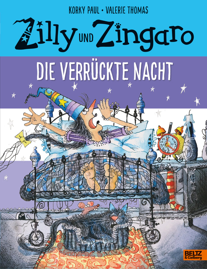 von Korky Paul, Valerie Thomas, übersetzt von Ulli Günther, Herbert Günther: Zilly und Zingaro. Die verrückte Nacht -   Bilderbücher - Geschichten für alle Kinder