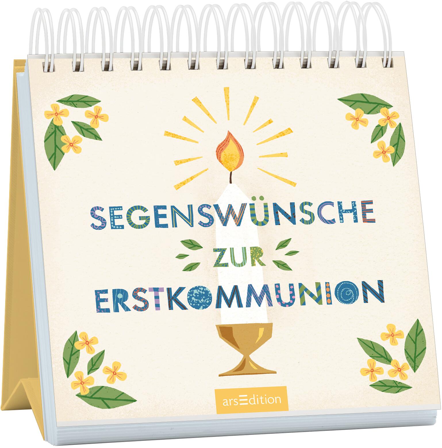 illustriert von Olga Kawacińska: Segenswünsche zur Erstkommunion