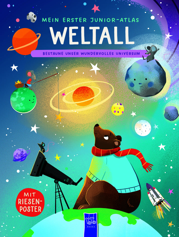 illustriert von Sara Ugolotti: Mein erster Junior-Atlas: Weltall