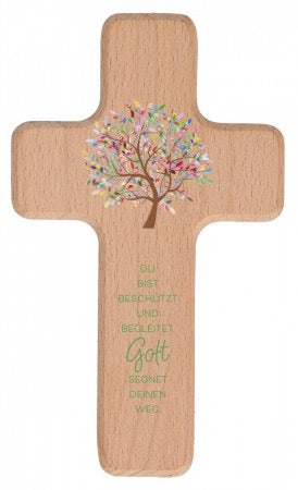 Erstkommunionkreuz "Beschützt und begleitet"