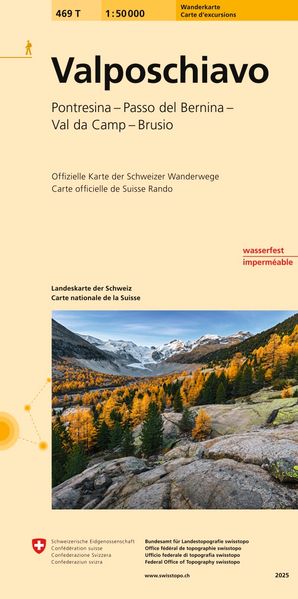 Val Poschiavo. 1:50'000 -Wanderkarten