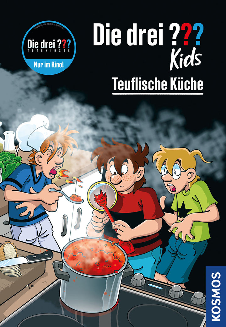 von Ulf Blanck, illustriert von Kim Schmidt: Die drei ??? Kids, 104, Teuflische Küche