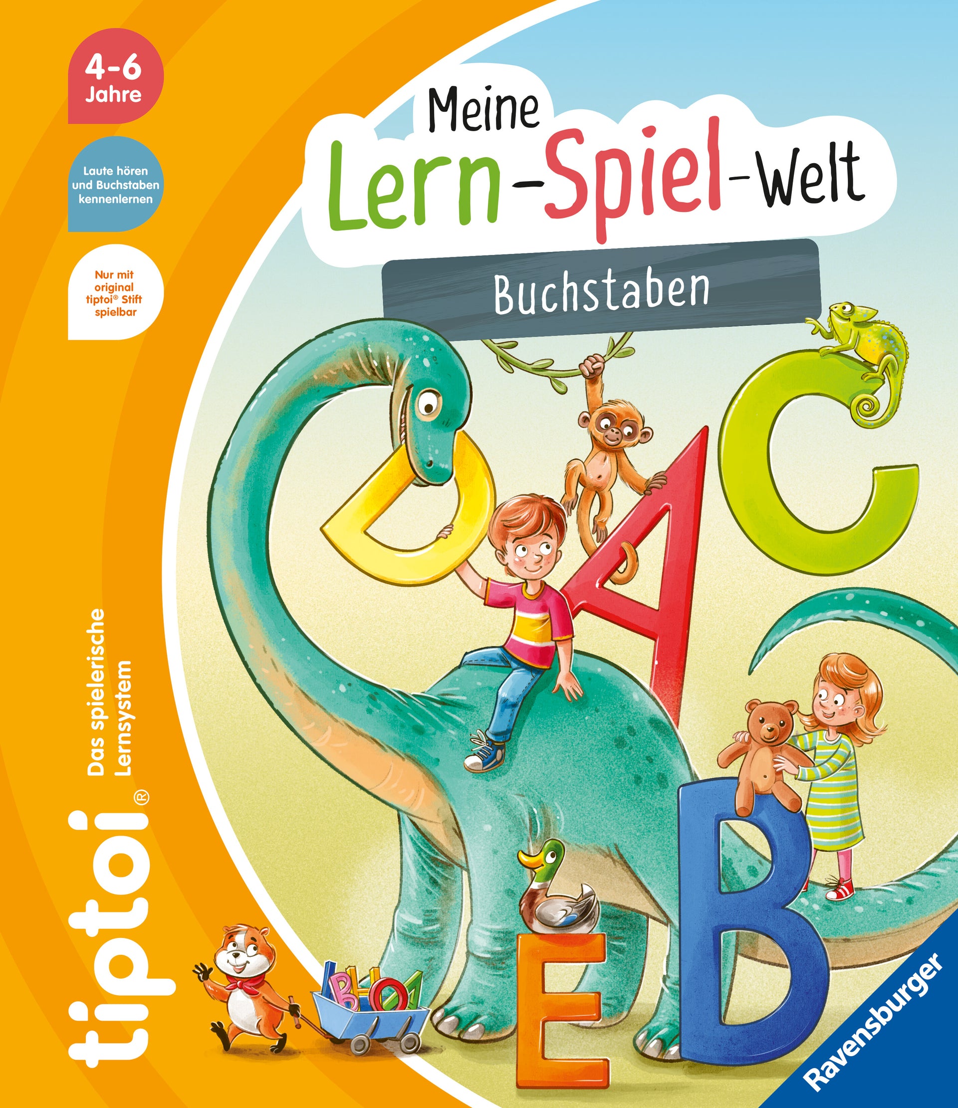 Neubauer, Annette: tiptoi® Meine Lern-Spiel-Welt - Buchstaben -   Pappbücher