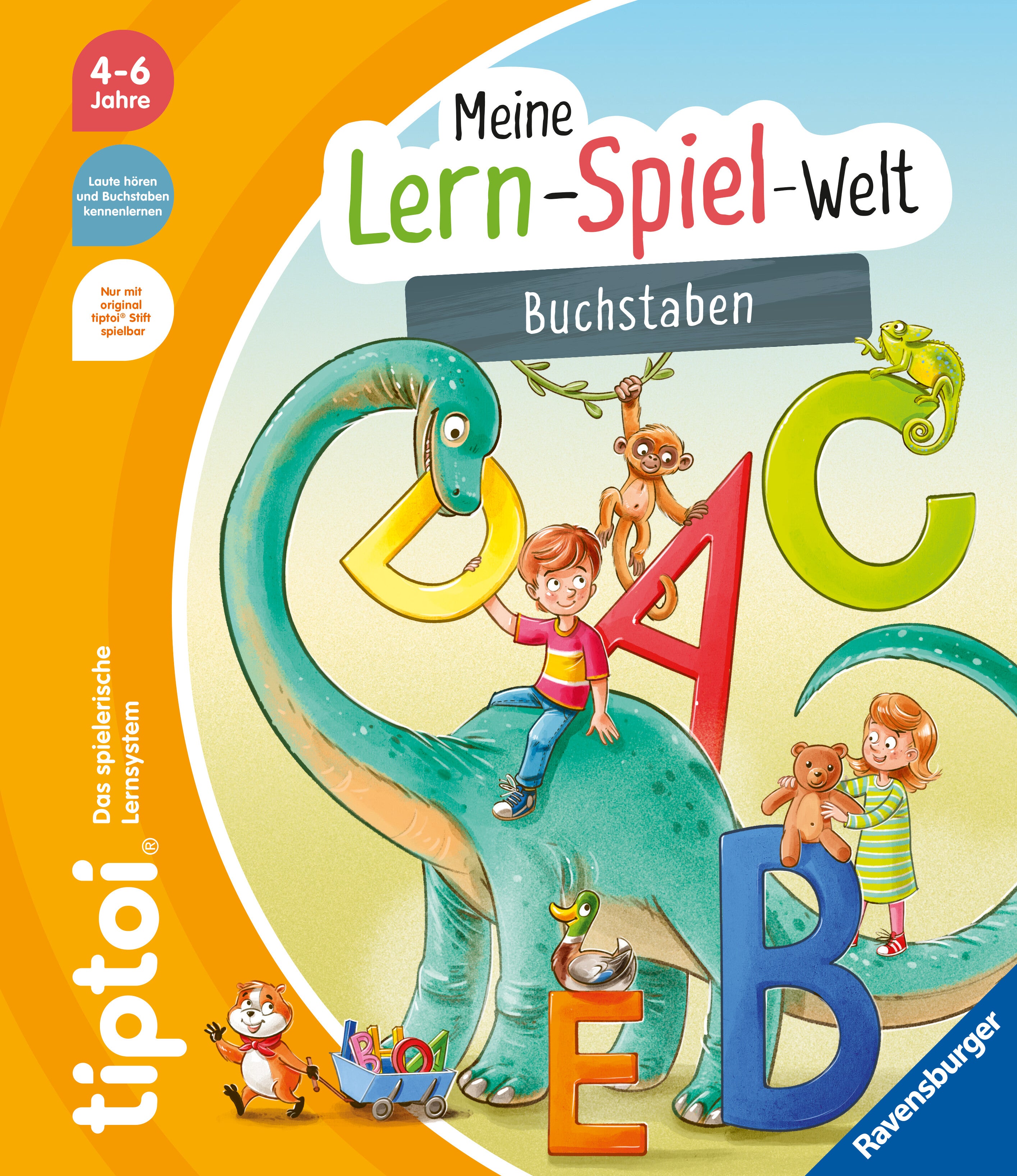 Neubauer, Annette: tiptoi® Meine Lern-Spiel-Welt - Buchstaben -   Pappbücher