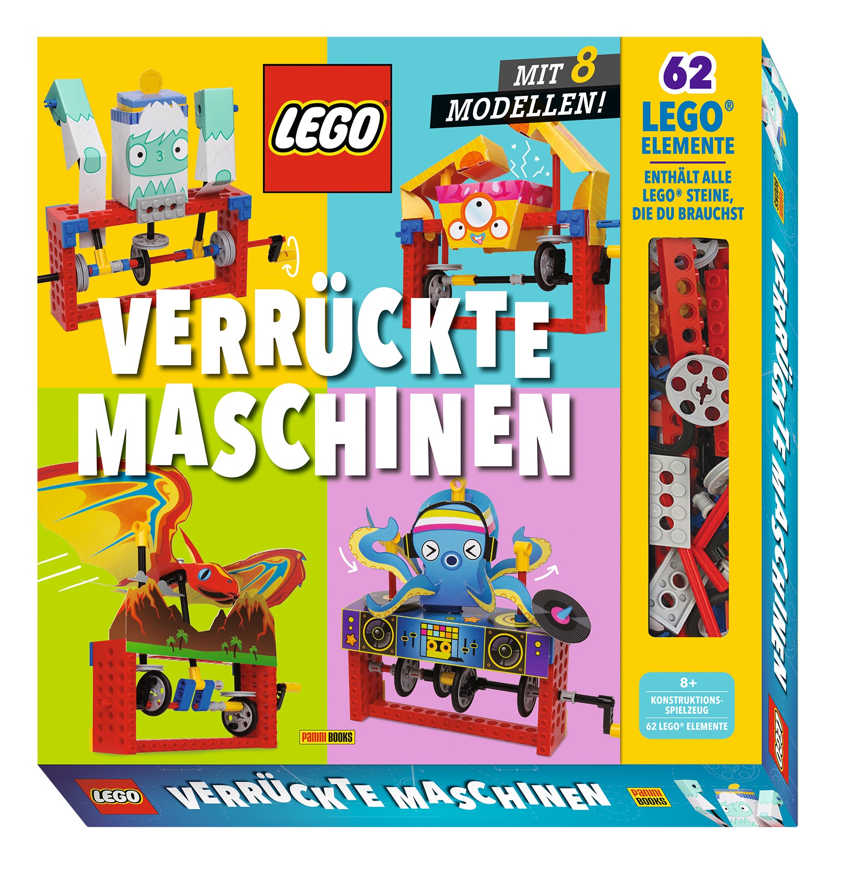 von Panini, übersetzt von Barbara Knesl: LEGO® Verrückte Maschinen: Mit 8 Modellen!