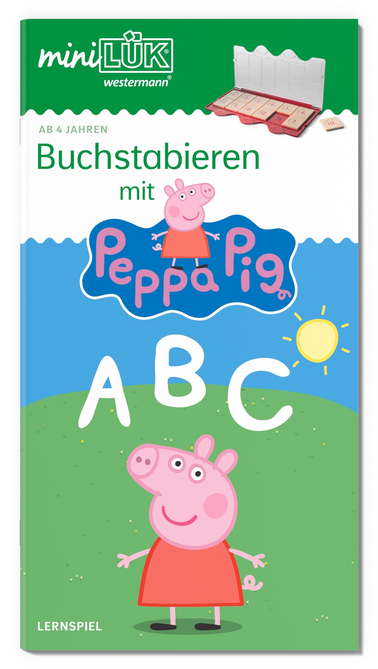miniLük Buchstabieren mit Peppa Pig