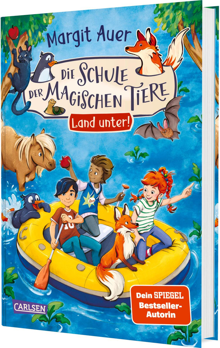 von Margit Auer, illustriert von Die Farbfüchse: Die Schule der magischen Tiere 16: Land unter!