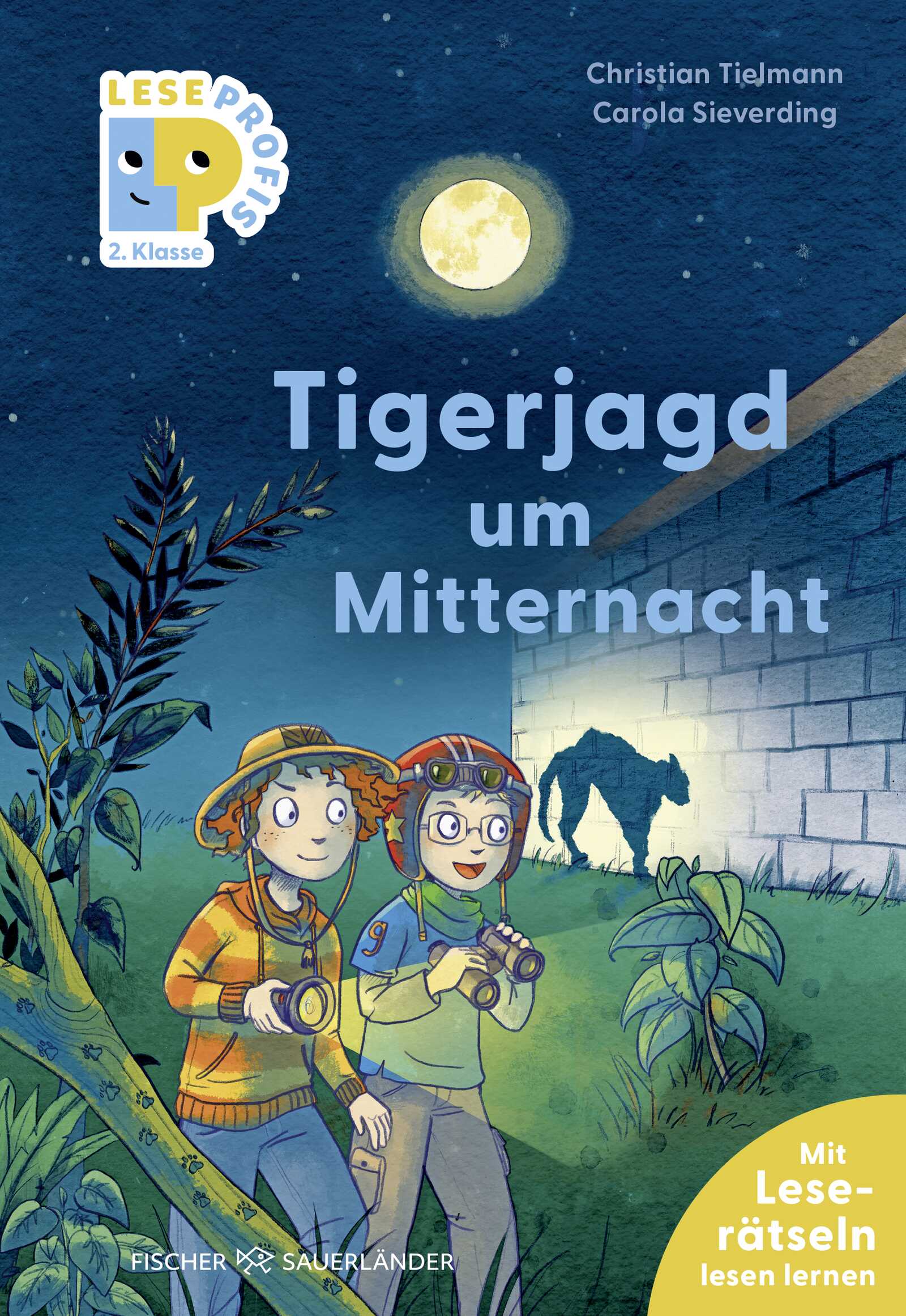 von Christian Tielmann, illustriert von Carola Sieverding: Leseprofis – Tigerjagd um Mitternacht, 2. Klasse