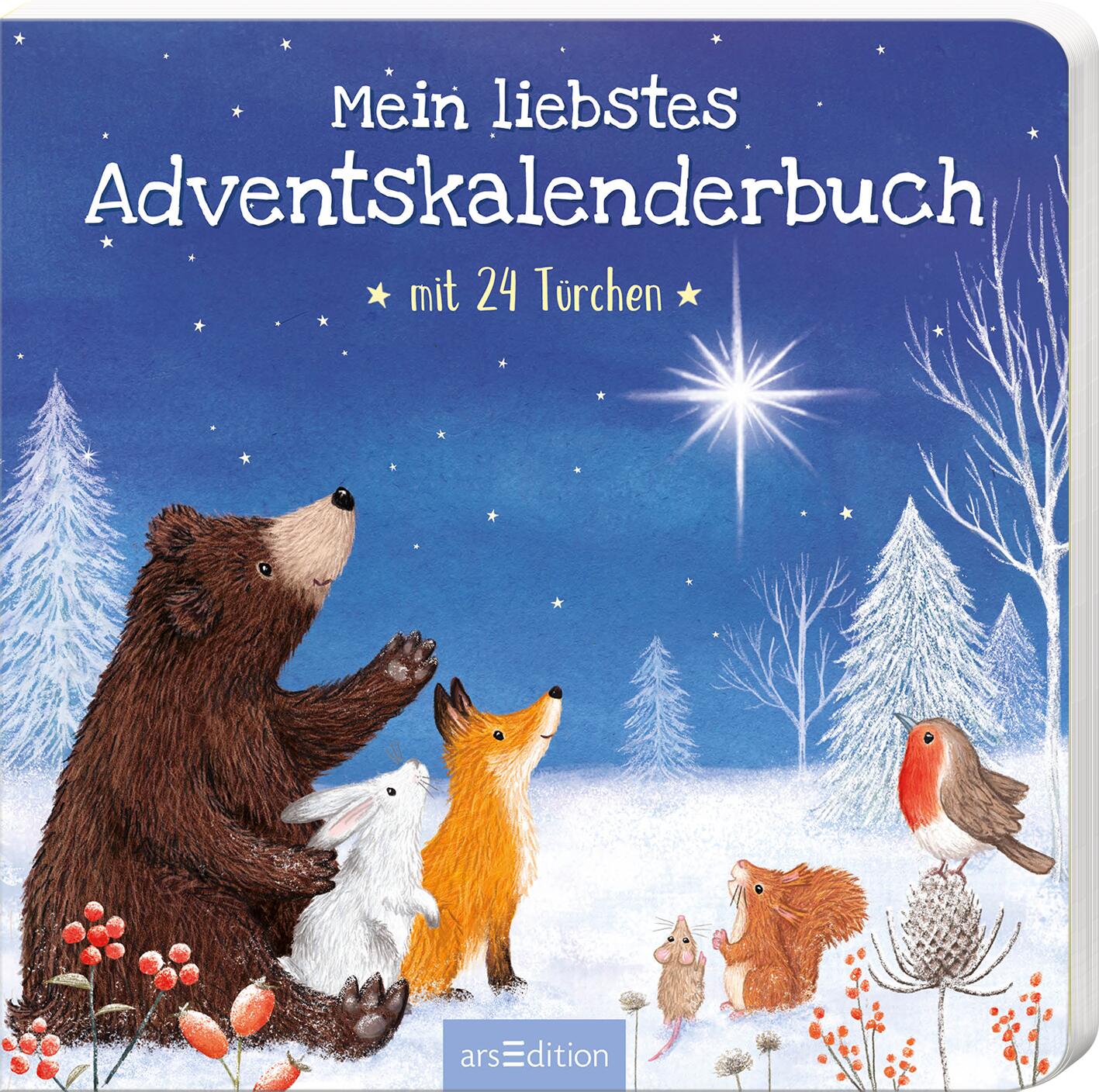 illustriert von Sharon Harmer: Mein liebstes Adventskalenderbuch -