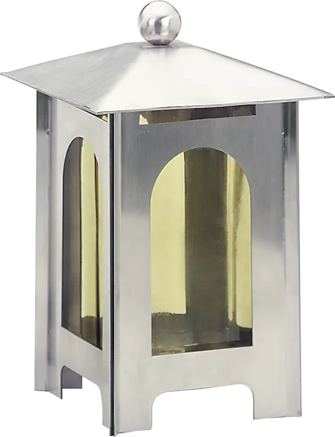 Grablampe Edelstahl eckig - Höhe 22cm