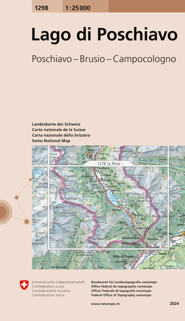 Lago di Poschiavo. 1:25'000