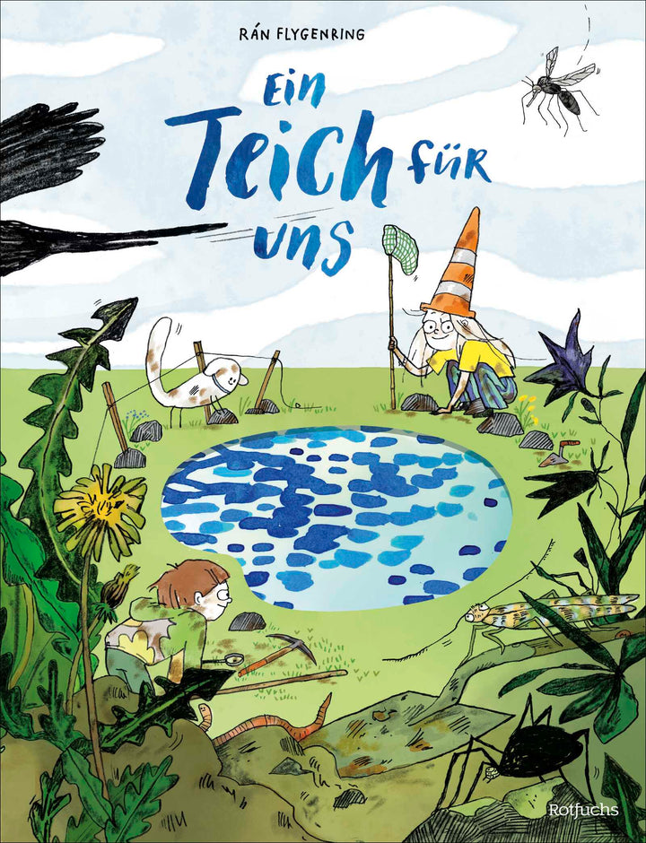 von Rán Flygenring, übersetzt von Anika Wolff, illustriert von Rán Flygenring: Ein Teich für uns -   Bilderbücher - Geschichten für alle Kinder