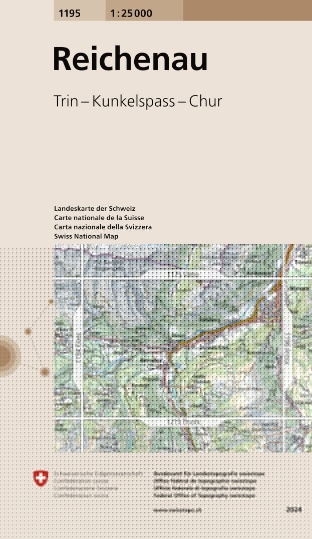 Reichenau. 1:25'000 -Wanderkarten   