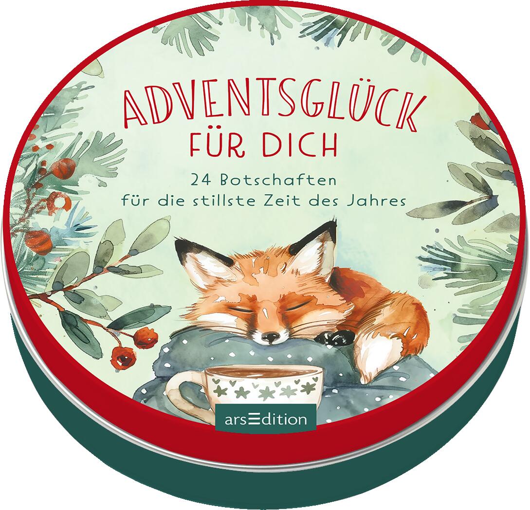 Adventskalender in der Dose. Adventsglück für dich -