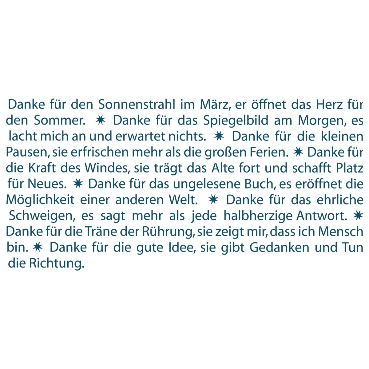 Der einfühlsame Text zur Wortlicht Kerze - Danke für den Sonnenstrahl