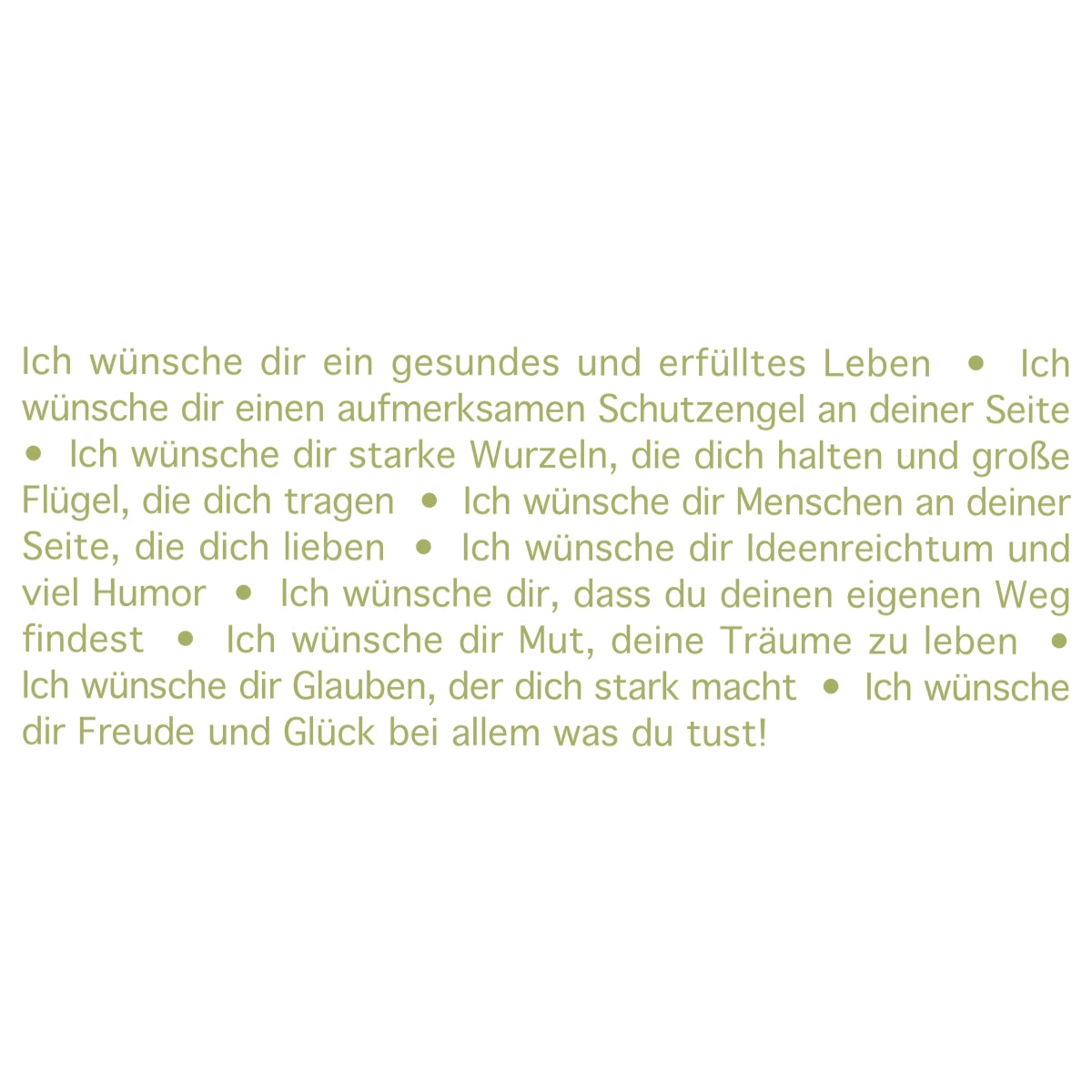 Der Text zur Wortlicht Kerze "Leuchtende Wünsche zur Geburt und Taufe"