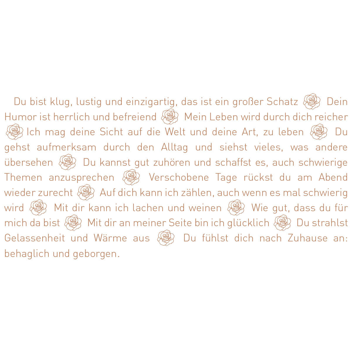 Komplimente als kluges Geschenk: Kerze Wortlicht Komplimente