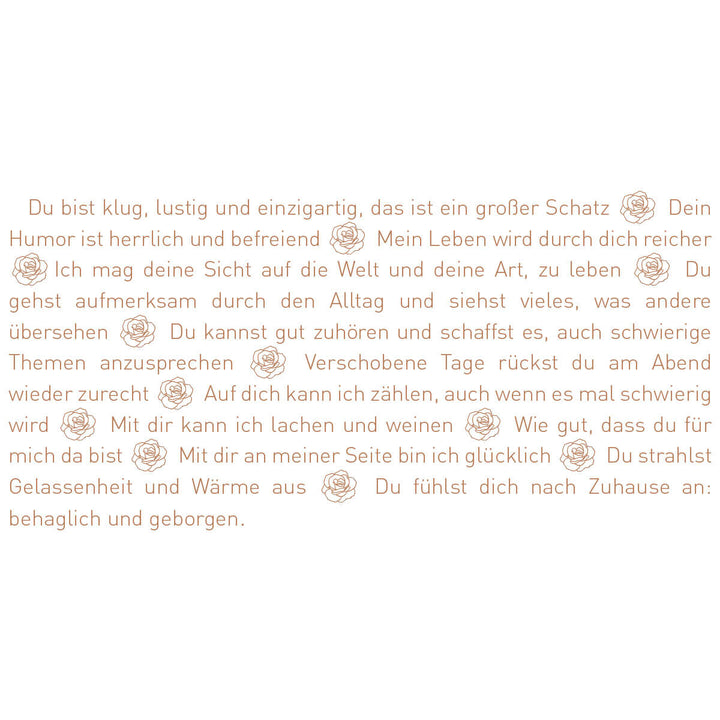 Komplimente als kluges Geschenk: Kerze Wortlicht Komplimente