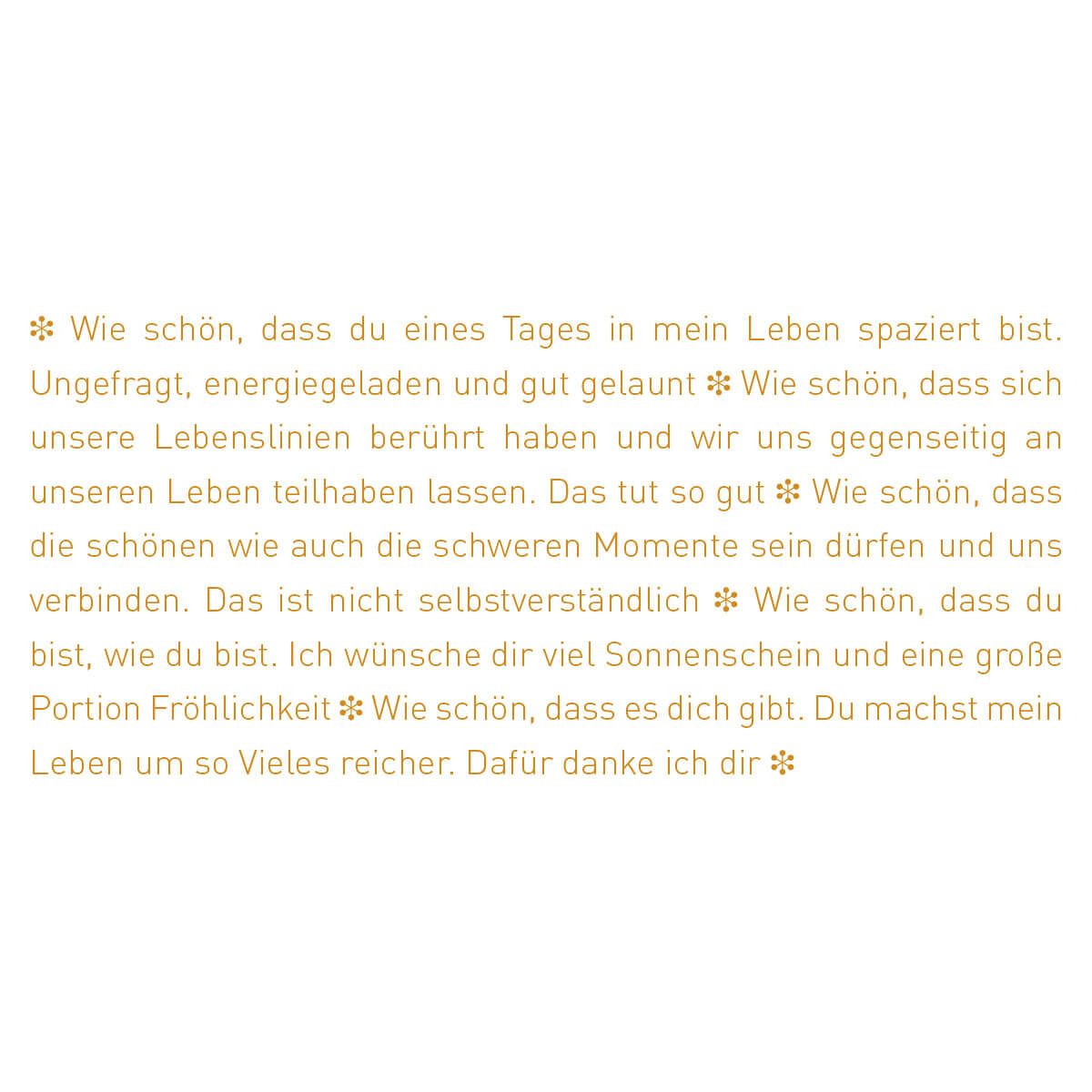 Der Text der Wortlicht Kerze - Wie schön, dass es dich gibt