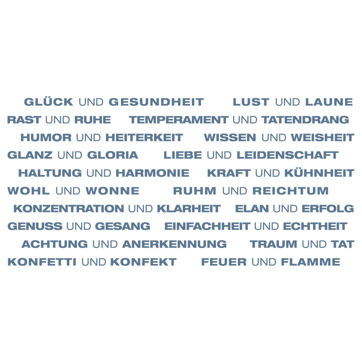 Der Text zur Wortlichtkerze 20 Paar Wünsche  unter anderem Glück und Gesundheit