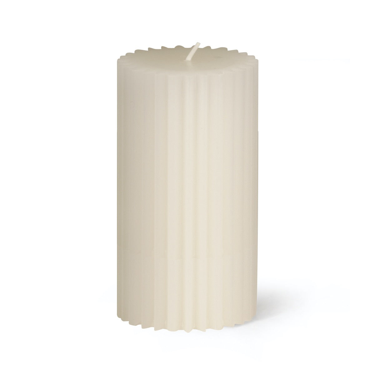 Gerillte Zylinderkerzen mit 10% Bienenwachs 150/80mm
