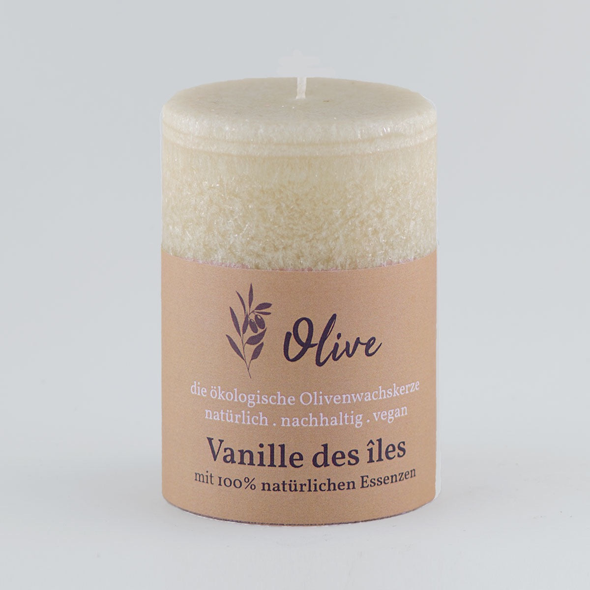 Vanille des iles aus Olivenwachs 130/65 mm