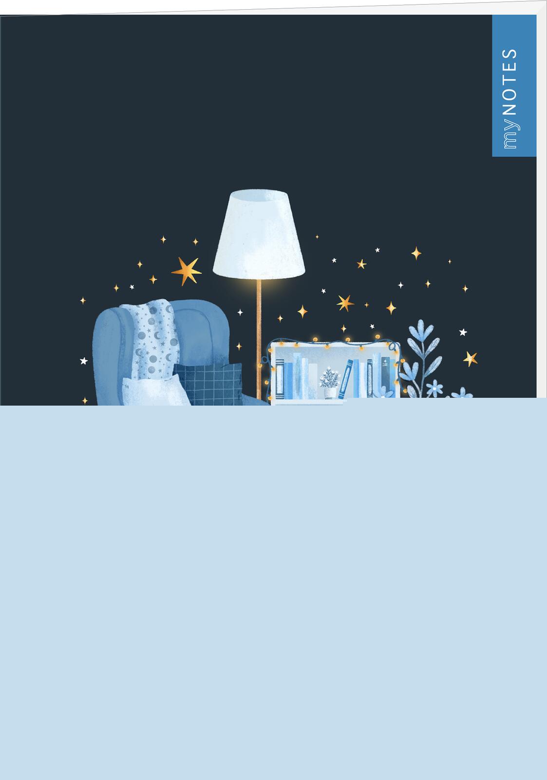 illustriert von Dan Lin: myNOTES Papeterie: Notizheft Gemütliche Leseecke -
