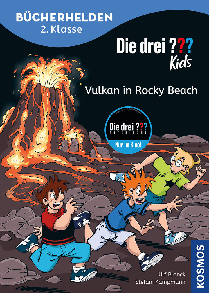 von Ulf Blanck, illustriert von Stefani Kampmann: Die drei ??? Kids, Bücherhelden 2. Klasse, Vulkan in Rocky Beach
