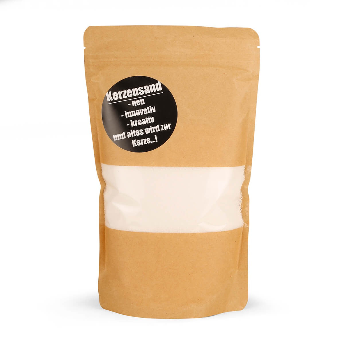 Kerzensand weiss 500 g mit Docht - Kerzen machen ohne Wachs schmelzen
