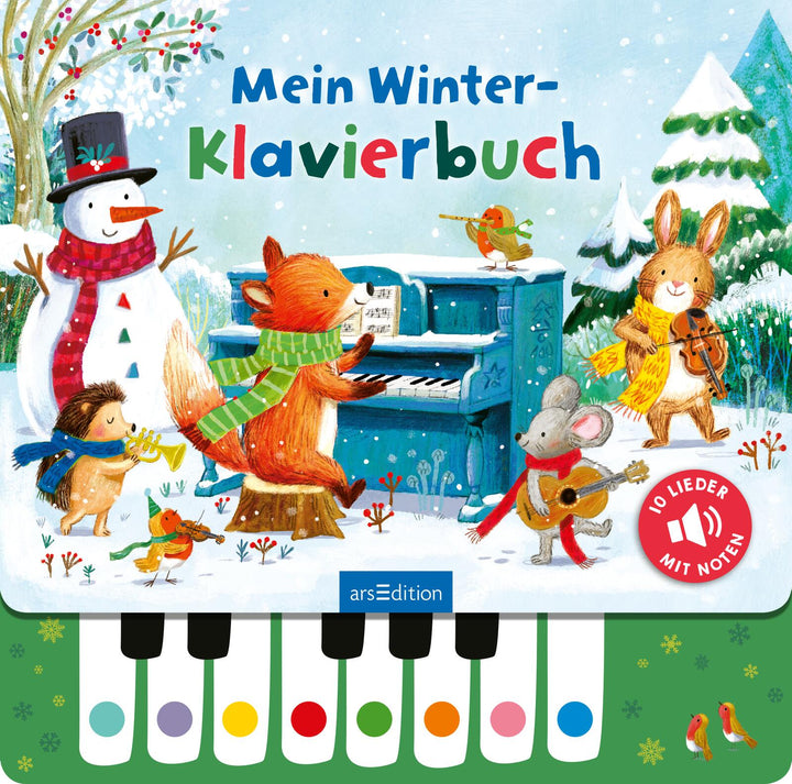 illustriert von Ag Jatkowska: Mein Winter-Klavierbuch