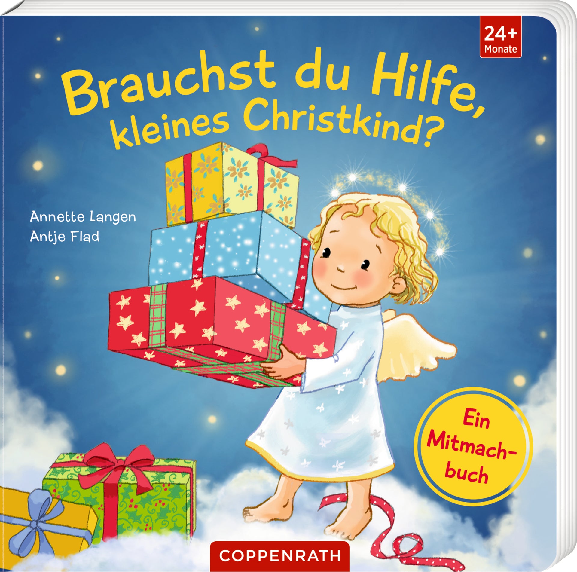 illustriert von Antje Flad, von Annette Langen: Brauchst du Hilfe, kleines Christkind?