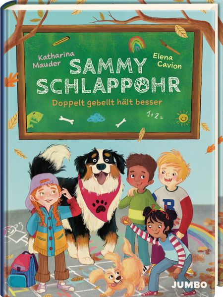 von Katharina Mauder, illustriert von Elena Cavion: Sammy Schlappohr (Band 2) – Doppelt gebellt hält besser -   Kinderbücher ab 6 Jahren