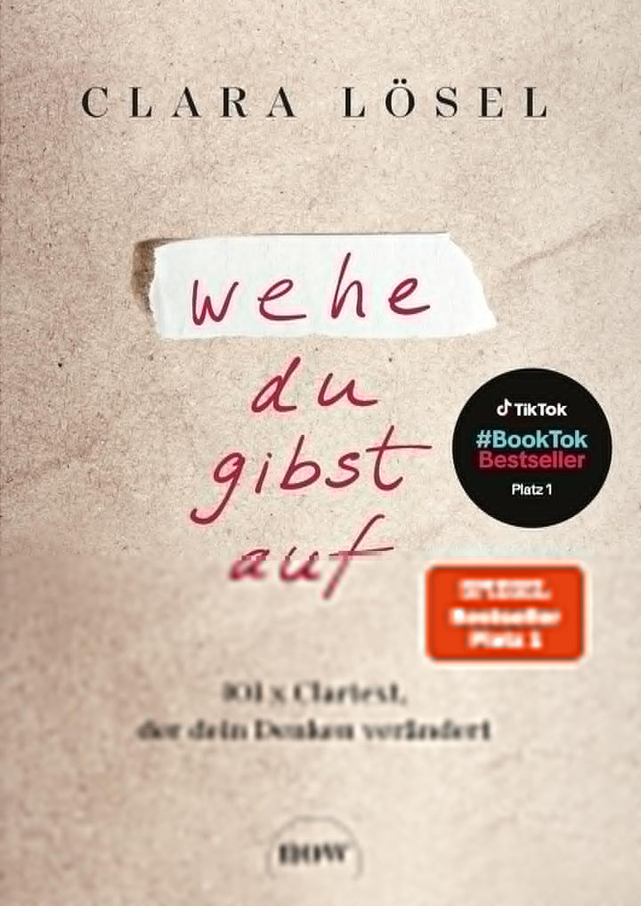 Lösel, Clara: Wehe du gibst auf -  Psychologie & Ratgeber 