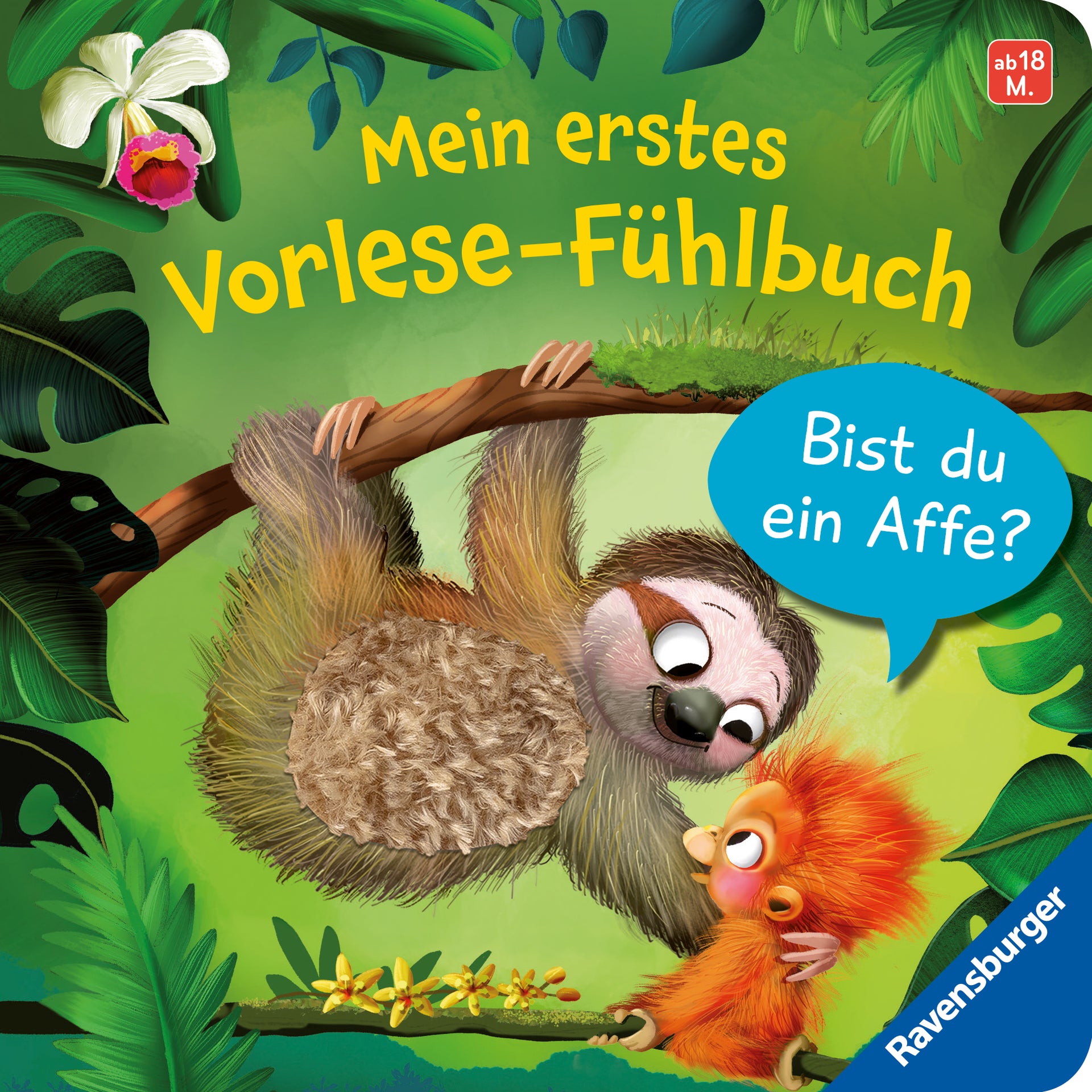 Mein erstes Vorlese-Fühlbuch: Bist du ein Affe? -   Pappbücher