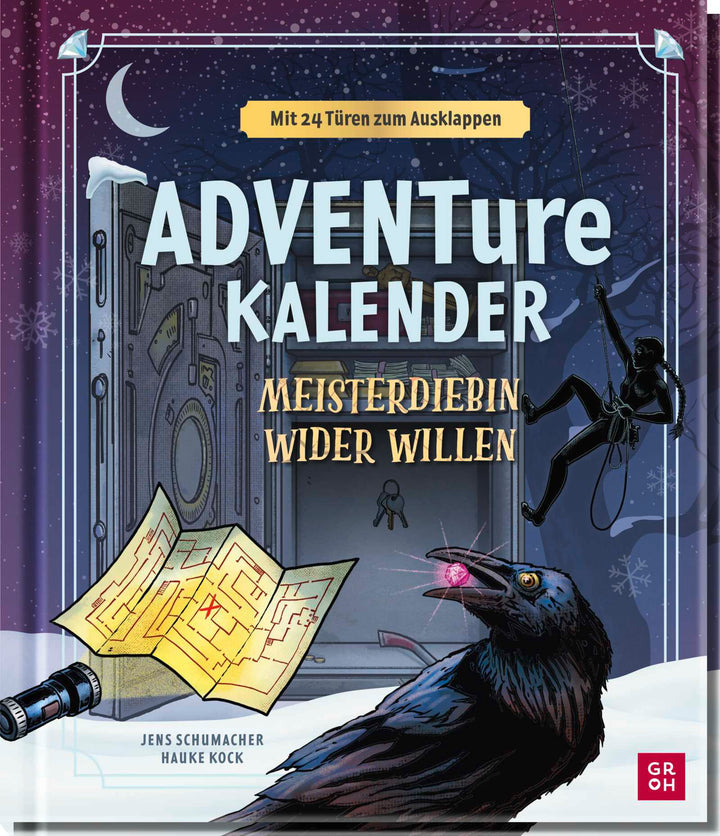 von Jens Schumacher, illustriert von Hauke Kock: ADVENTure Kalender – Meisterdiebin wider Willen -