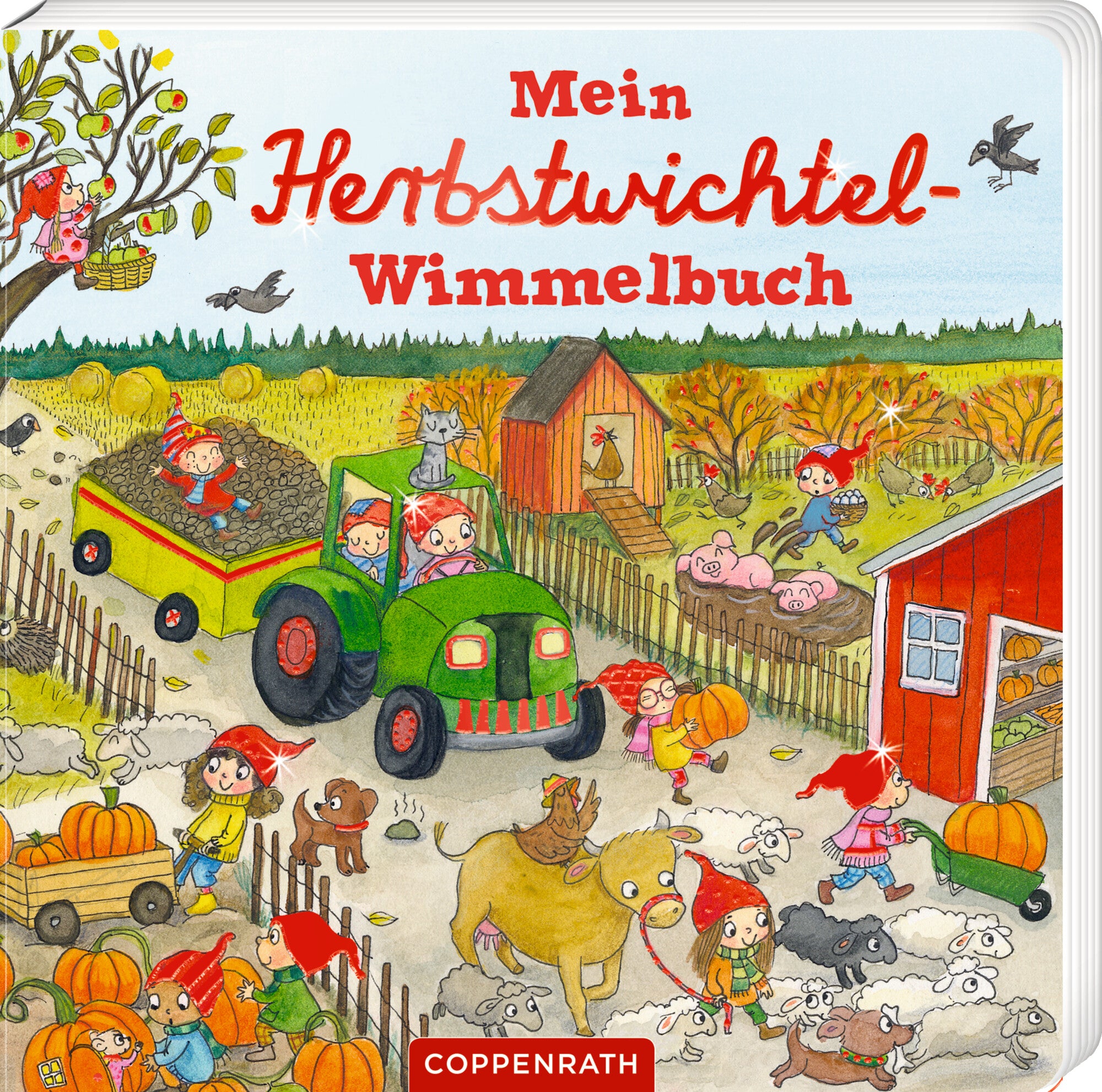 illustriert von Outi Kaden: Mein Herbstwichtel-Wimmelbuch