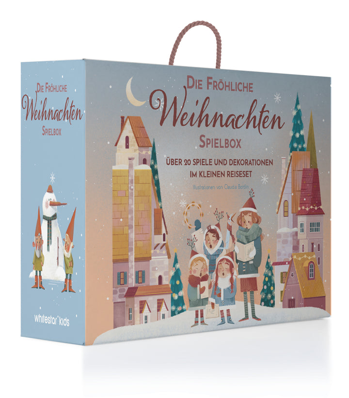 illustriert von Claudia Bordin, übersetzt von Claudia Theis-Passaro: Die fröhliche Weihnachten Spielbox -   Bilderbücher - Geschichten für alle Kinder