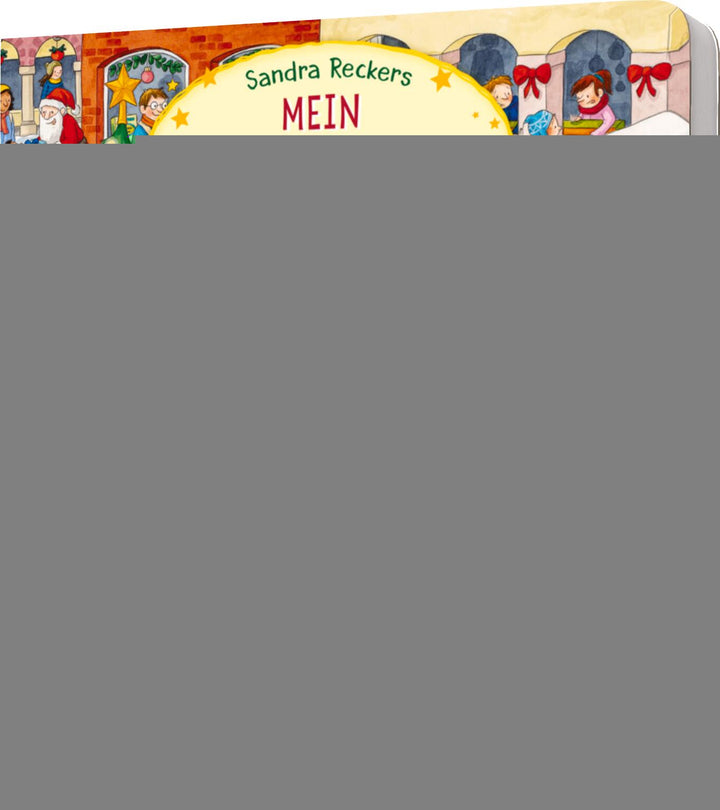 illustriert von Sandra Reckers: Mein Weihnachts-Wimmelbuch -   Pappbücher