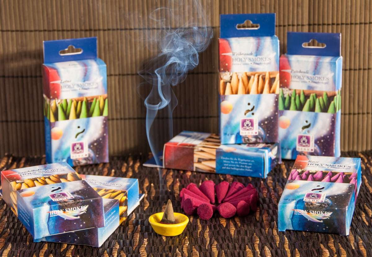 Räucherkegel Paket 7 Sorten, je 1 Packung