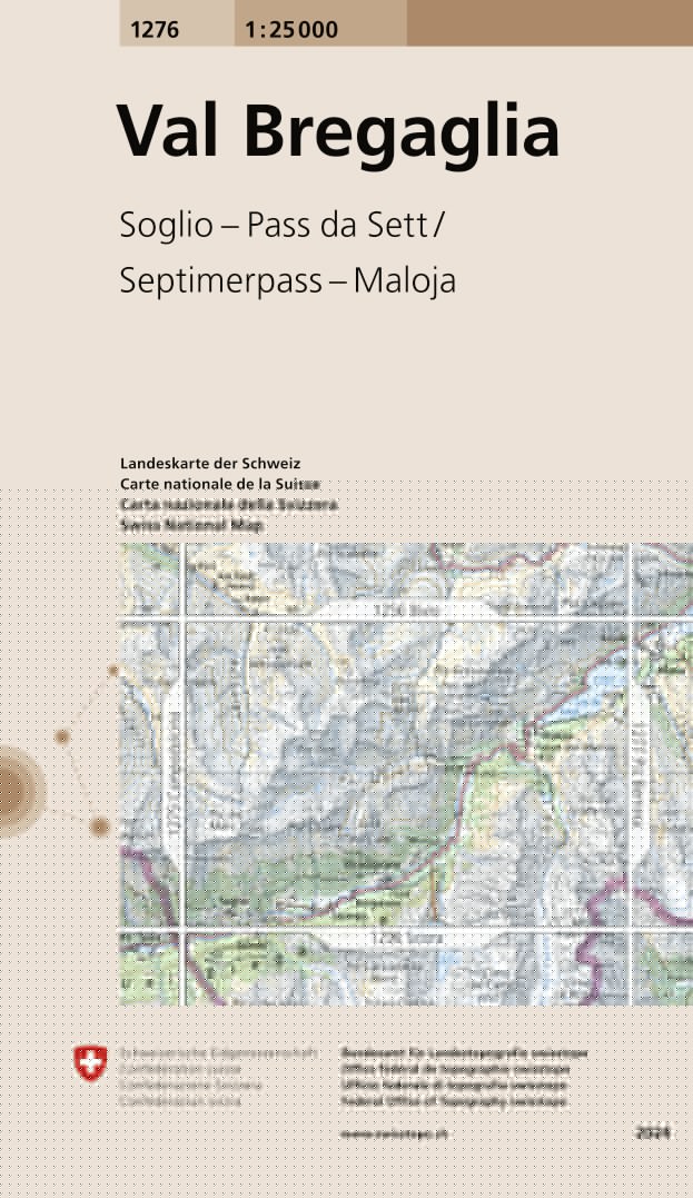 Val Bregaglia. 1:25'000 -Wanderkarten   