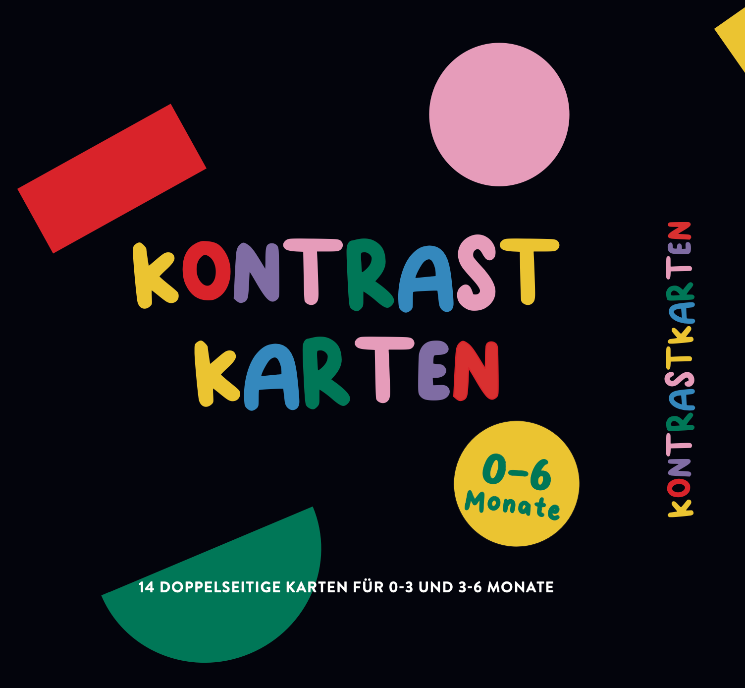 von Nina Kämpf: Baby Kontrastkartenset