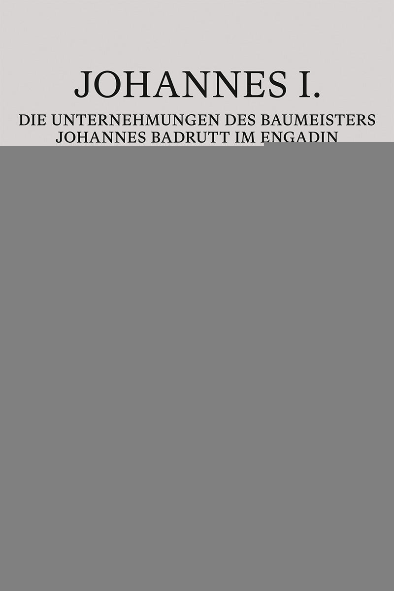 Bundi, Madlaina: Johannes I. 1:0 -Kunst - Kultur - Architektur   