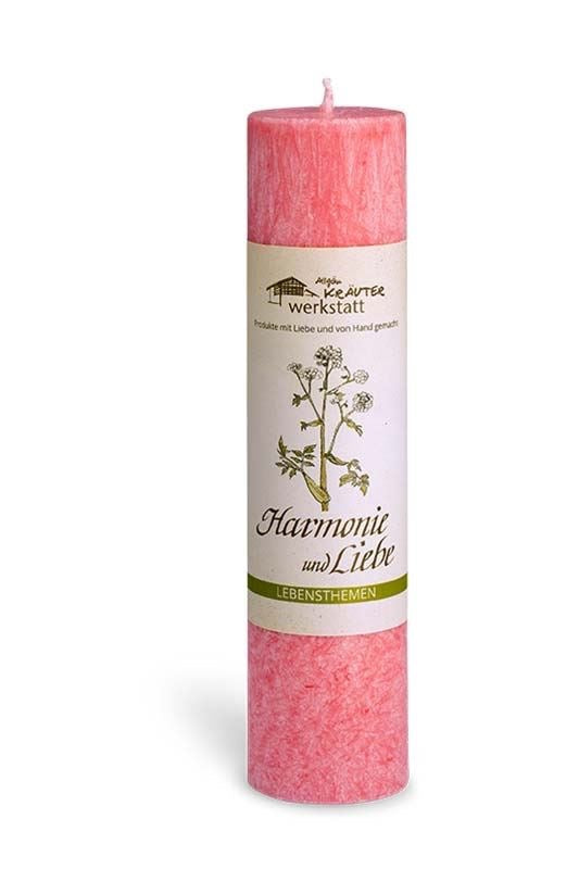 Allgäuer Heilkräuter-Kerze "Harmonie und Liebe"