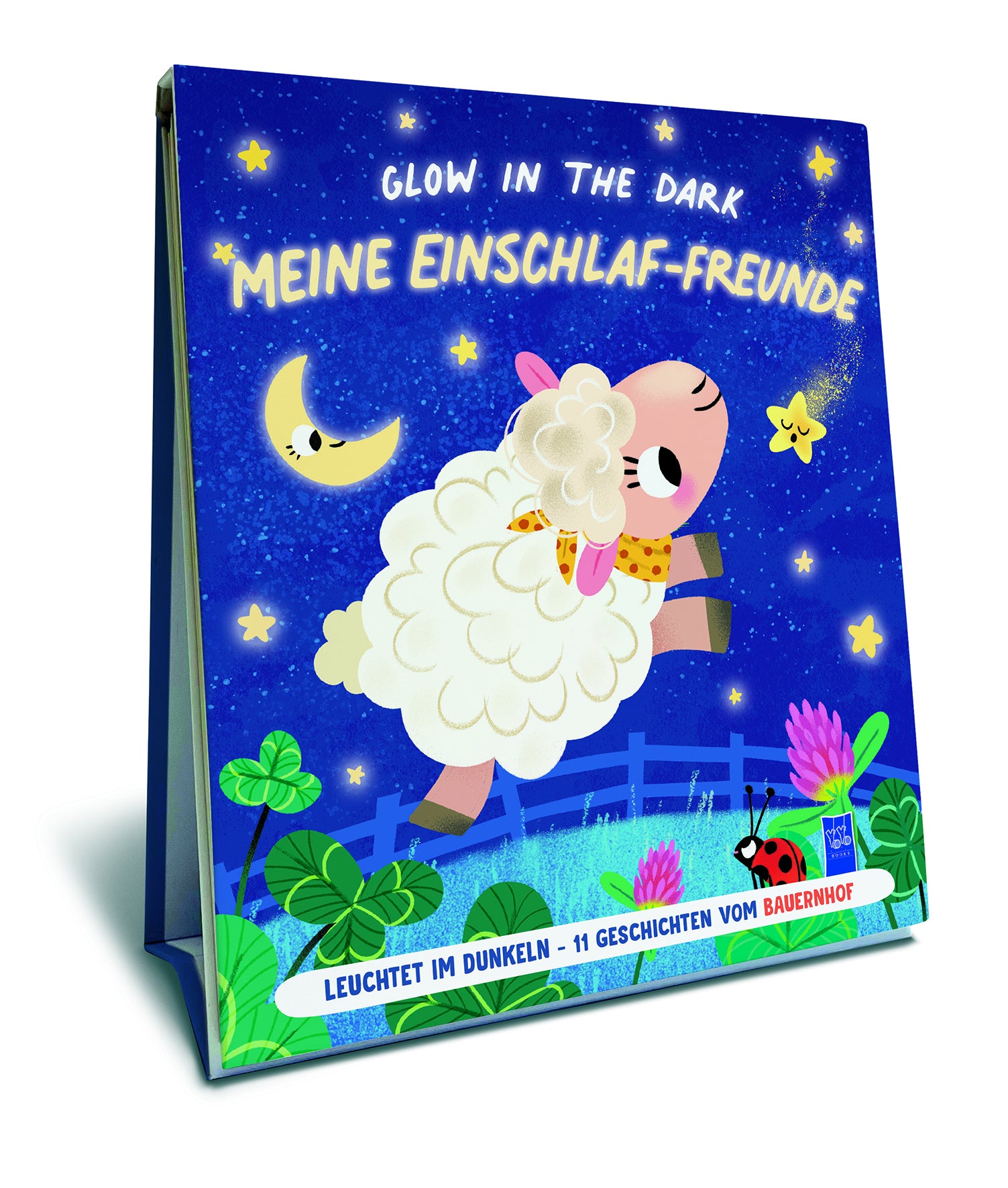 von Stephanie Campisi, illustriert von Malgoriata Detner, übersetzt von Peter Gennet: Glow in the Dark - Meine Einschlaffreunde: Bauernhof -   Pappbücher