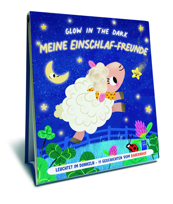 von Stephanie Campisi, illustriert von Malgoriata Detner, übersetzt von Peter Gennet: Glow in the Dark - Meine Einschlaffreunde: Bauernhof -   Pappbücher